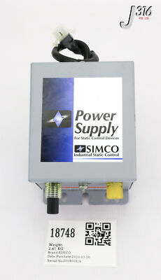 SIMCO F 167 PS 18748 SPS Eingangs 120VAC 0.25A Ausgang 7.5KV RMS 50/60HZ 4002591