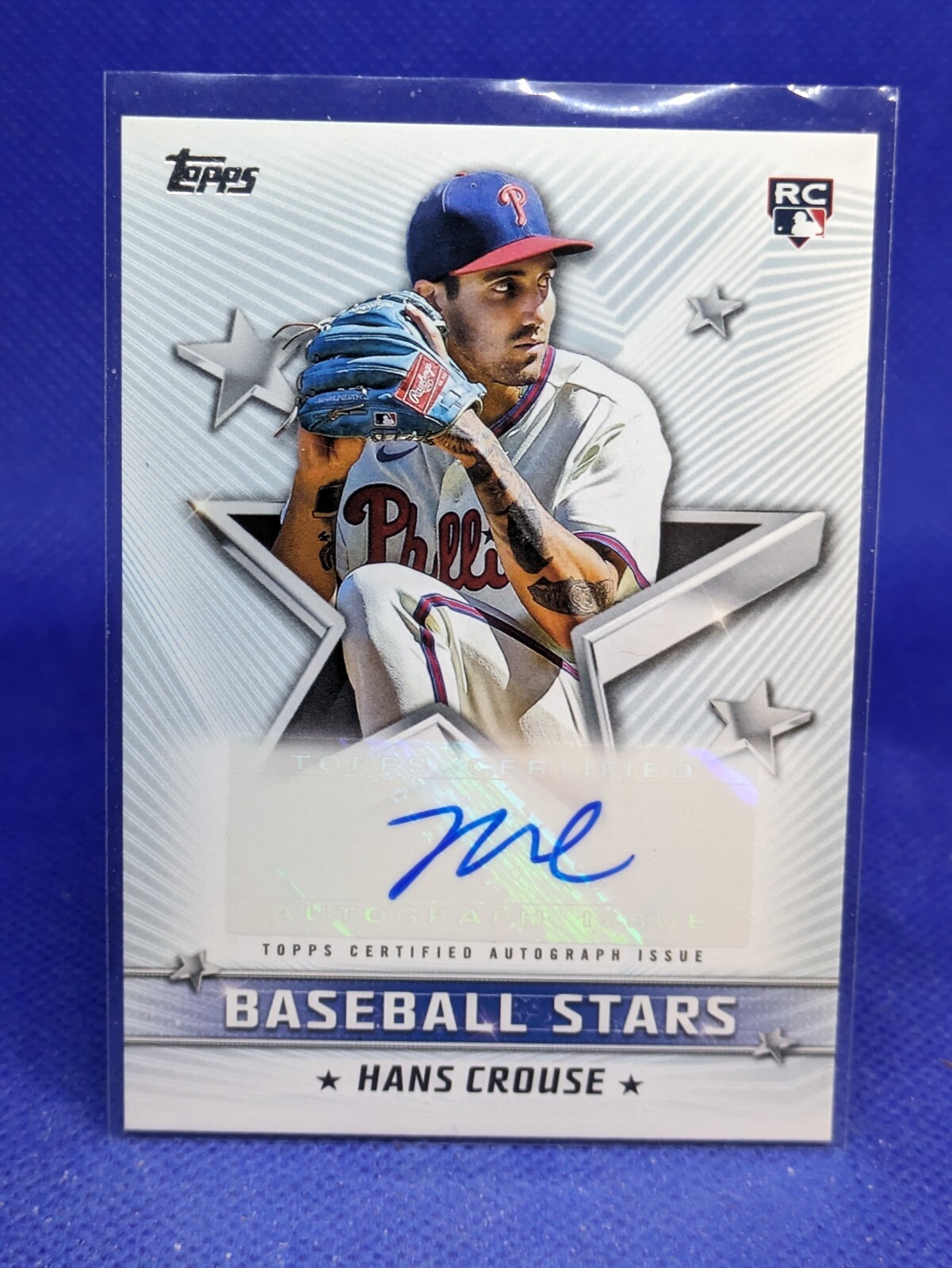 2022 Topps Series 1 Baseball Stars Auto Hans Crouse #BSA-HC Rookie Auto RC