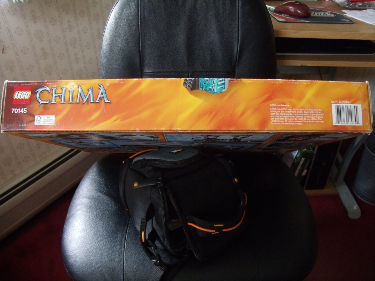 LEGO LEGENDS OF CHIMA #70145 MAULA'S ICE MAMMOTH STOMPER 604 PCS
