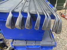 Ping Zing Karsten Blue Dot Iron Set Steel Shafts 3.4.5.6.7.9.S.W RH 8 Clubs