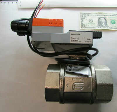 New Belimo 2.5'' Brass Valves & 24V AC/DC Actuators, B265+ARB24-3-S HVAC Control