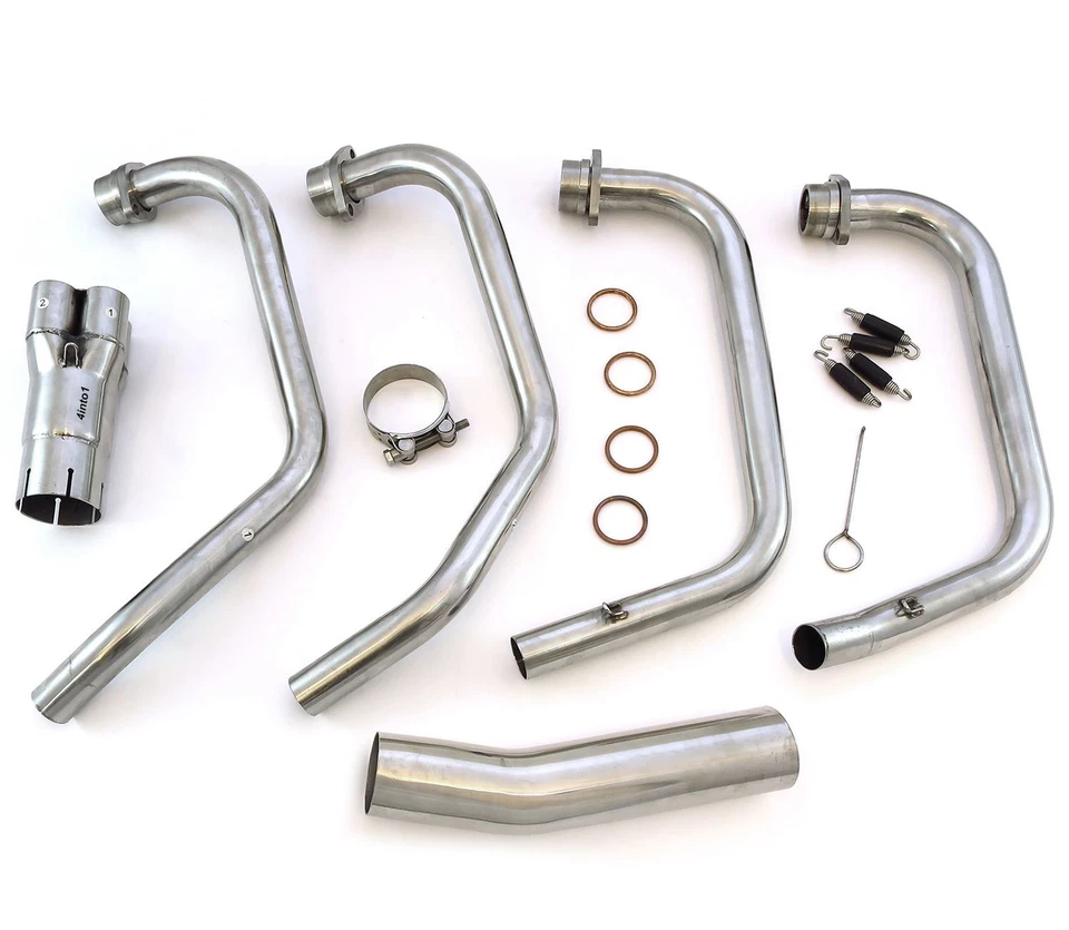 Cabeçalhos de aço inoxidável 4 em 1 Delkevic - Honda CB900C/1000C - Imagem 3 de 4