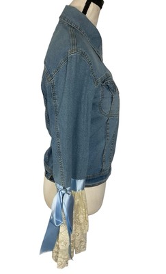 00s dragonia lace up denim jacket 00s dragonia lace up denim jacket