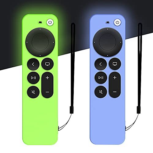 DAZUAN 2 PZ Custodia in Silicone per telecomando Apple TV 4K 2021, (w0i)