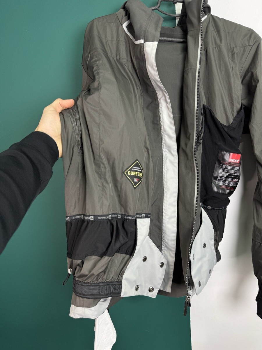Quicksilver Gore Tex Jacket Premium Collection Black Size M Ski