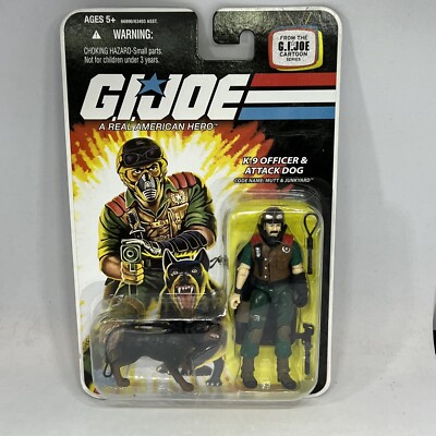 G.I. Joe ARAH 25A MUTT & JUNKYARD  2008 v7 25th Anniversary MOC Hasbro K-9 mint