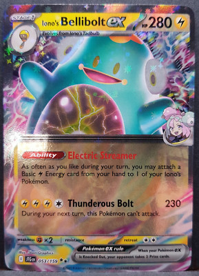 Iono's Belliolt ex 053/159 Journey Together Pokémon Pokemon Card English NM
