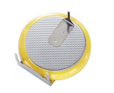 2 Stück CR2032 / GVFN Lithium Knopfzelle Batterie mit Lötfahne 3 pin