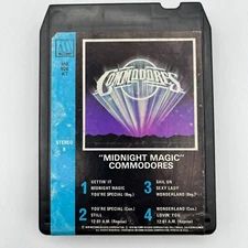 Commodores - Midnight Magic - Restored 8 Track Tape - New Pad and Splice