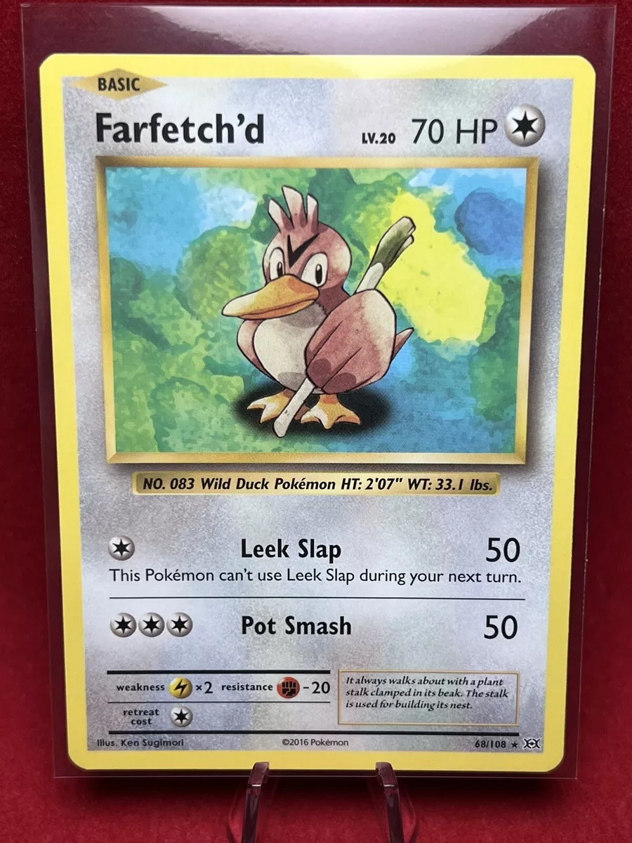 2016 Pokemon Card **Farfetch'd Lv.20** Evolutions XY Set No. 68