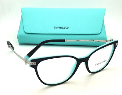 New Tiffany & Co. Reading Glasses TF 2223-B 8055 54-16 Black Blue