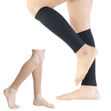Compression Leg Sleeve Relieve Varicose Veins Circulation Sport Legwarmer