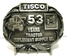 1988 Tractor Implement Supply Company 53 Years Belt Buckle Ltd Ed 288 Combine