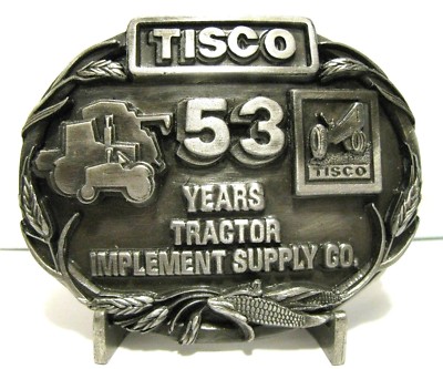 1988 Tractor Implement Supply Company 53 Years Belt Buckle Ltd Ed 288  Combine