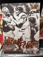2019 Panini Luminance Vintage Performers Orange /100 Dan Fouts #VP-11 HOF