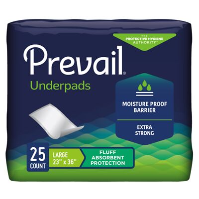 Prevail Total Care Disposable Underpad Fluff 23X36'' - 150 Pads