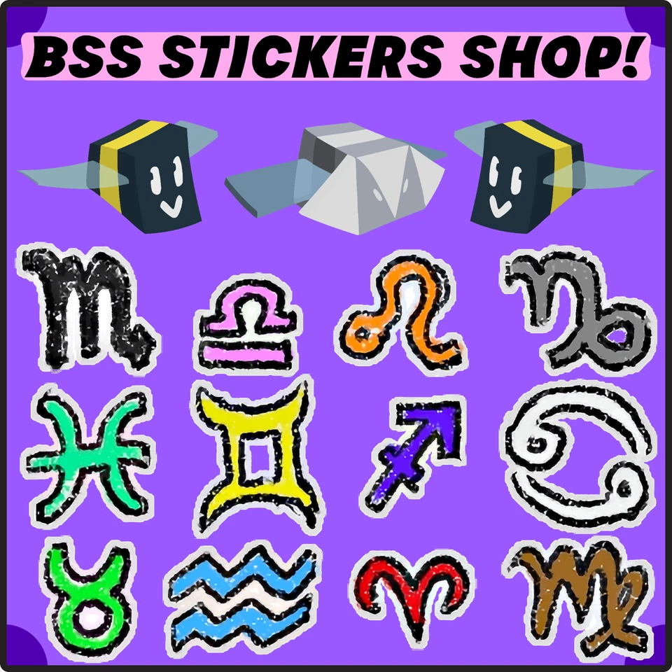Star Signs Shop | Bee Swarm Simulator Roblox | All Signs + Sets | BSS | CHEAP!