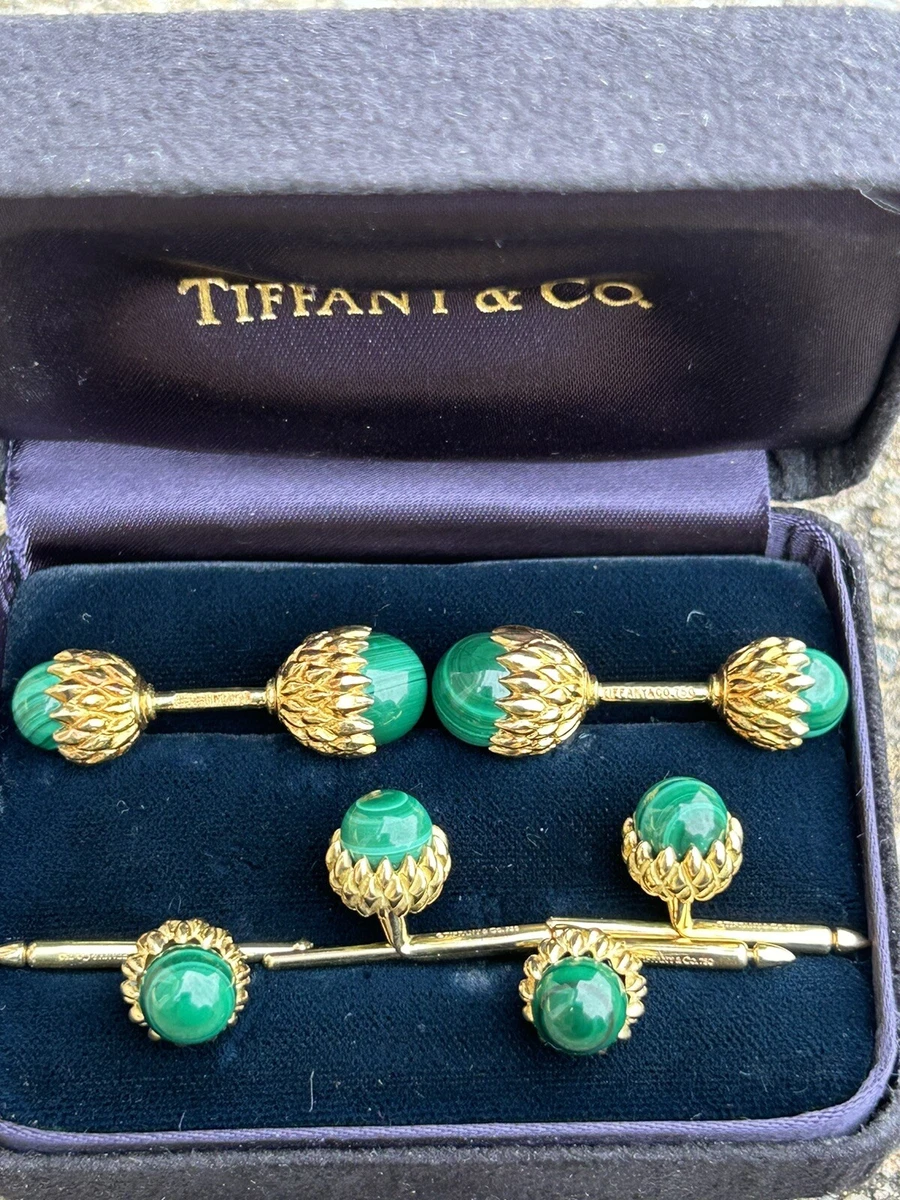 Tiffany & Co. マラカイト カフリンクス Tiffany & Co. Malachite Cufflinks for Men for sale | eBay