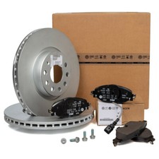 KIT FRENI ANTERIORI PASTIGLIE ORIGINALI DISCHI ATE VW GOLF VII AUDI A3 SEAT LEON