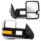 Tow Mirrors for 2014-18 Silverado Sierra 1500 2500HD 3500HD Power Heated Chrome