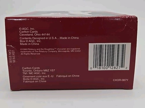 1998 Gingerbread House Poppin’ Up Fun Pillsbury Doughboy Weihnachtsschmuck Neu aus altem Lagerbestand - Bild 5 von 16