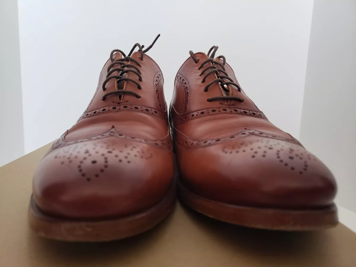 Taft Beck burnt honey handcrafted in Spain all leather color brown size 44EU