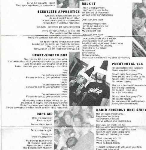 Nirvana In Utero CASSETTE ALBUM ROCK GRUNGE STALLIONS GEFFEN - Picture 7 of 12