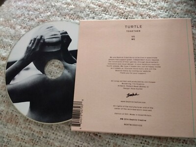TURTLE 2 Track CD Together Us We 2014 Beatnik Creative Ltd edition of 500
