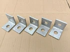 5 X HEAVY DUTY GALVANISED CORNER BRACKET