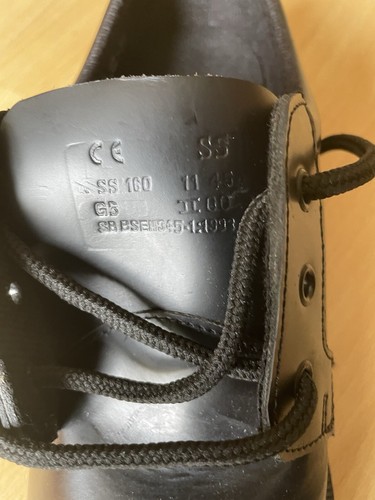 Scarpe antinfortunistiche simili a Dr Martens, punta in acciaio - Stivali da lavoro UK 11 - Foto 3 di 7