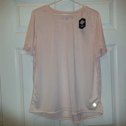 Confident Workout Shirt Light Pink 1X 