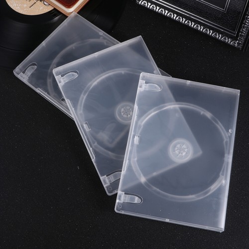 6PCS CD Storage Box Transparent DVD Case CD Package Portable for Home Cinema - - Afbeelding 8 van 12