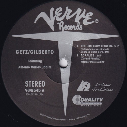 ANALOGUE PRODUCTIONS AP-8545-45 STAN GETZ GETZ/GILBERTO 2LP SET 45RPM 180g - Bild 4 von 6