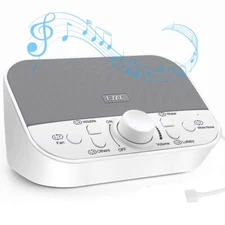  38 Sounds White Noise Machine Natural Rain Sound Therapy Sleeping Aid w/ Timer