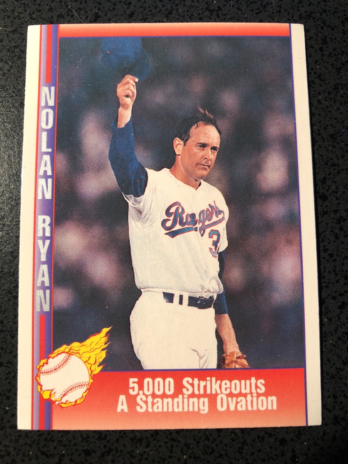 1991 Pacific Trading Card Nolan Ryan #59 5,000 Strikeouts A Standing