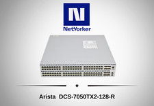 Arista DCS-7050TX2-128-R 96 Port 9 X 10G PT, 8 X QSFP Network Switch-Fast Ship