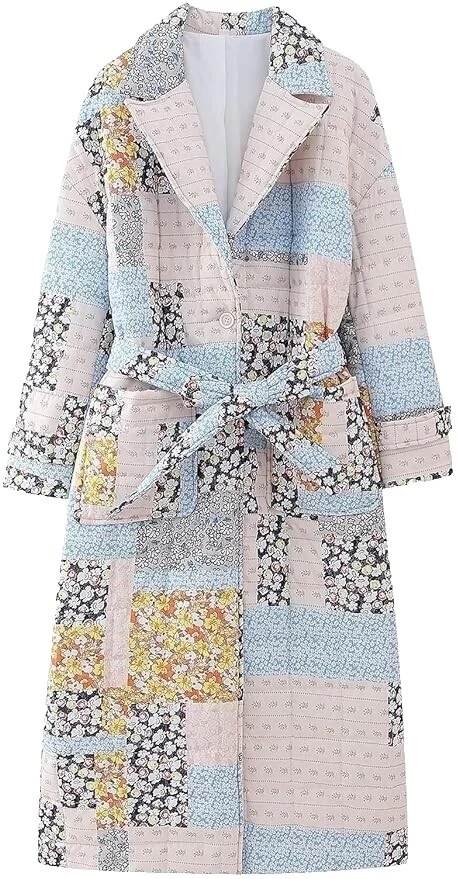 Floral Winter Coats, Jackets & Vests for Women