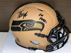 Tyrice Knight Seahawks Auto Signed STS Mini Helmet Beckett Witness Go Hawks .