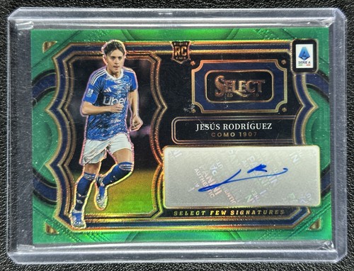 JESUS RODRIGUEZ 2025-26 PANINI SELECT SERIE A SELECT FEW ROOKIE AUTO GREEN 3/5