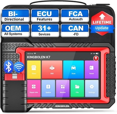 KINGBOLEN K7 Car OBD2 Bidirectional Scanner All System Diagnostic ECU Coding BT