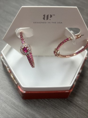 Bomb Party July 24 Earrings RBP7734 Wish Them Joy - Lab Created Ruby - Picture 3 of 5