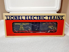 O Gauge LIONEL Union Pacific Operating Box Car with Workman # 6-19821 (9146) NIB
