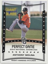 2014 Leaf Perfect Game Rookie Card #12 | Anthony Molina | Colorado Rockies
