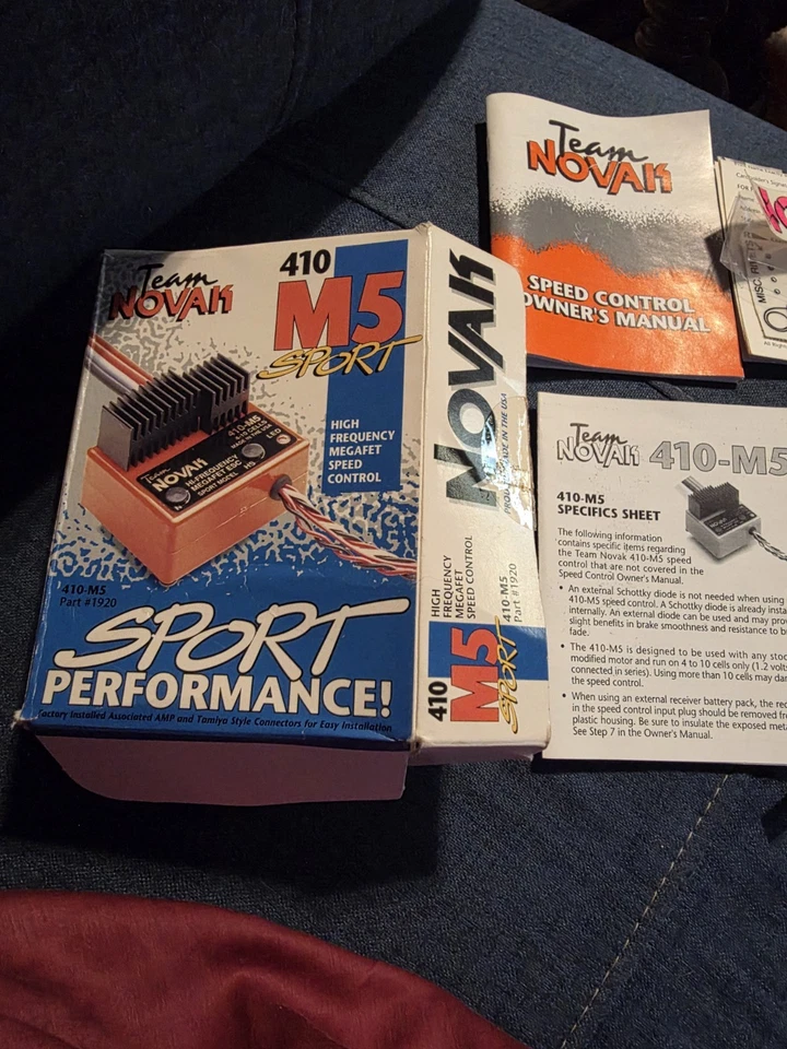 Novak 410-M5 Electronic Speed Control ESC Vintage RC - Image 3 of 3