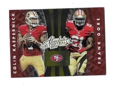 2014 FRANK GORE VERNON DAVIS COLIN KAEPERNICK CRABTREE ABSOLUTE 20TH ANNIVERSARY