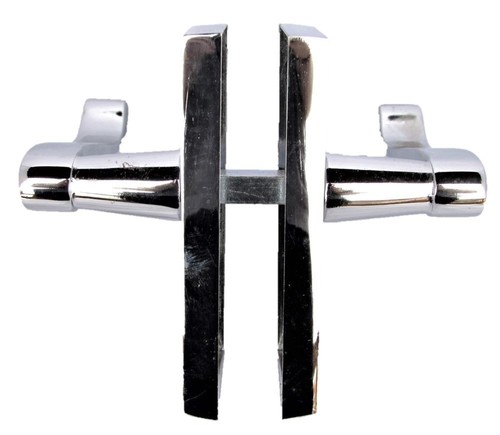 Modern Victorian Chrome Door Handles, Victorian Scroll Lever Latch Door Handles - Picture 13 of 15