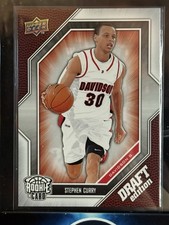 2009-10 UPPER DECK DRAFT EDITION #34 ROOKIE CARD STEPHEN CURRY (RC). rookie card picture