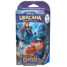 Disney Lorcana: Ursula's Return Starter Deck Sapphire  Steel 
