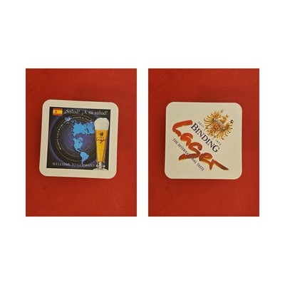 Binding Lager Salud! A su salud! Brauerei Bierdeckel Beermat