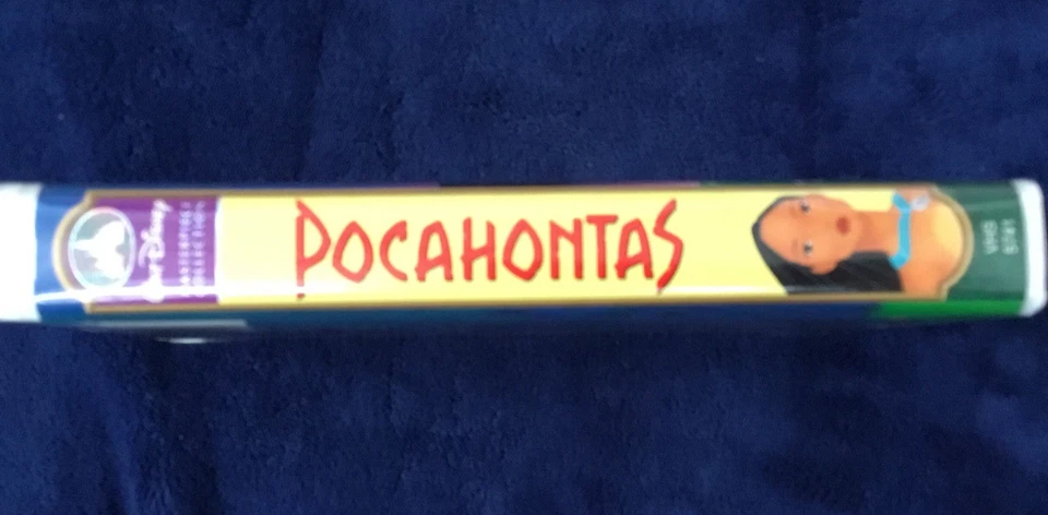 DISNEY NEW UNSEALED MASTERPIECE POCAHONTAS VHS TAPE w/Original Inserts  - Image 3 of 4